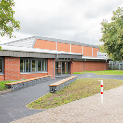 Flutmulde Sporthalle