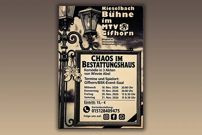 Neues Stück der Kieselbach-Bühne